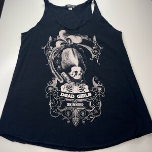 Se7en Deadly Black Graphic Racerback XL Tank Top